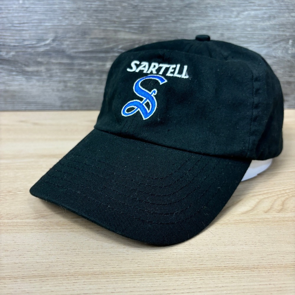 Sartell Hat Cap Strap‎ Back Black Adjustable